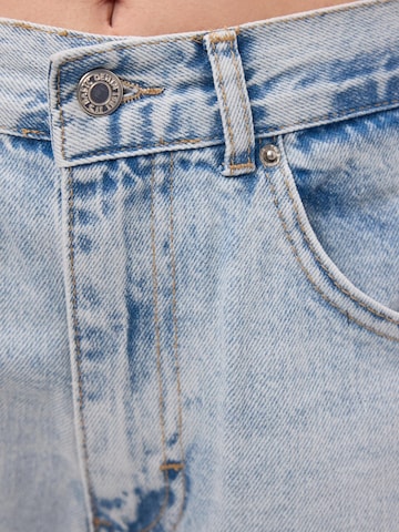 IT'S BASIC Regular Jeans 'BERMUDA DENIM SHORT' in Blauw