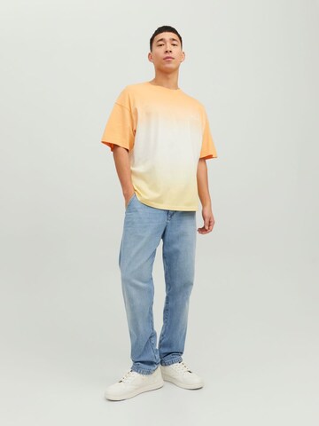 JACK & JONES T-Shirt in Orange