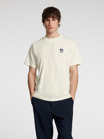 SELECTED T-Shirt in Beige: Vorderseite