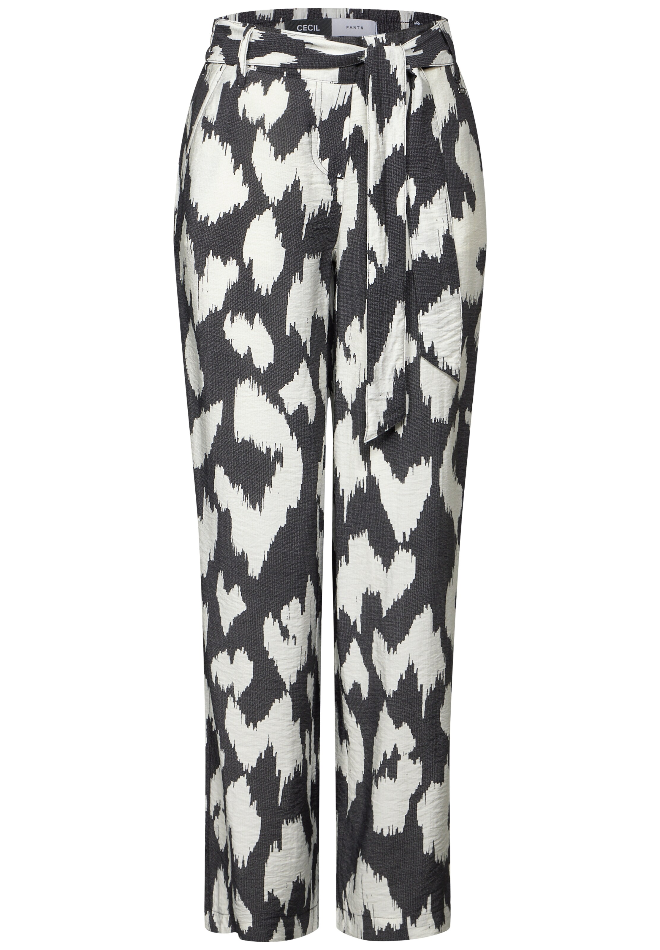 CECIL Regular Pants in Black: front