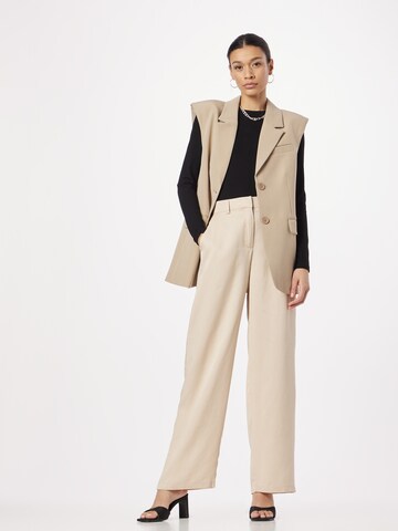 Wide Leg Pantalon VILA en beige