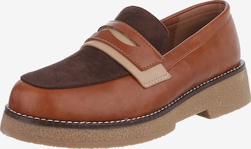 Ital-Design Slipper in Beige: Vorderseite