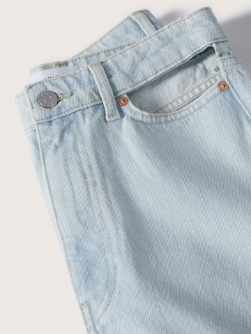MANGO Szeroka nogawka Jeansy w kolorze niebieski
