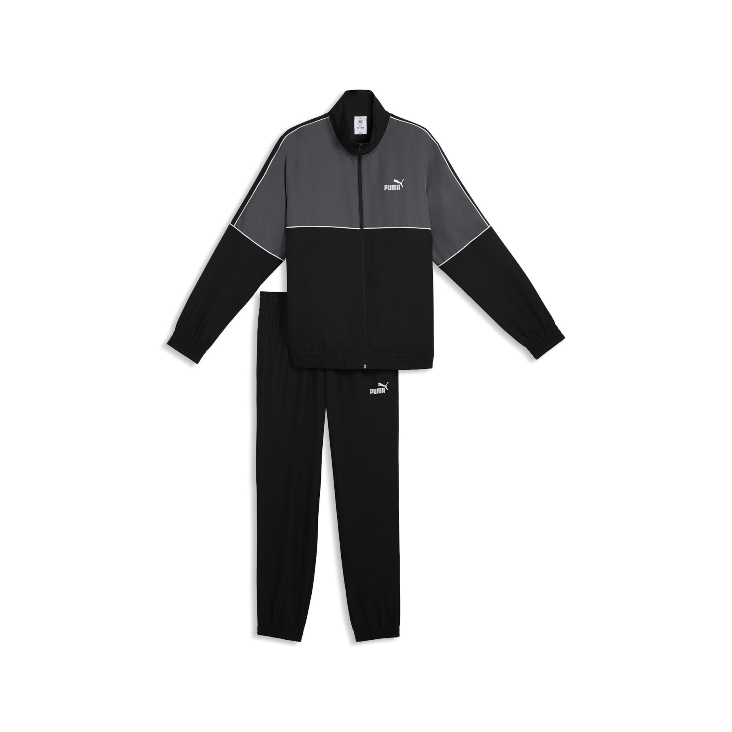PUMA Tracksuit in Black: front