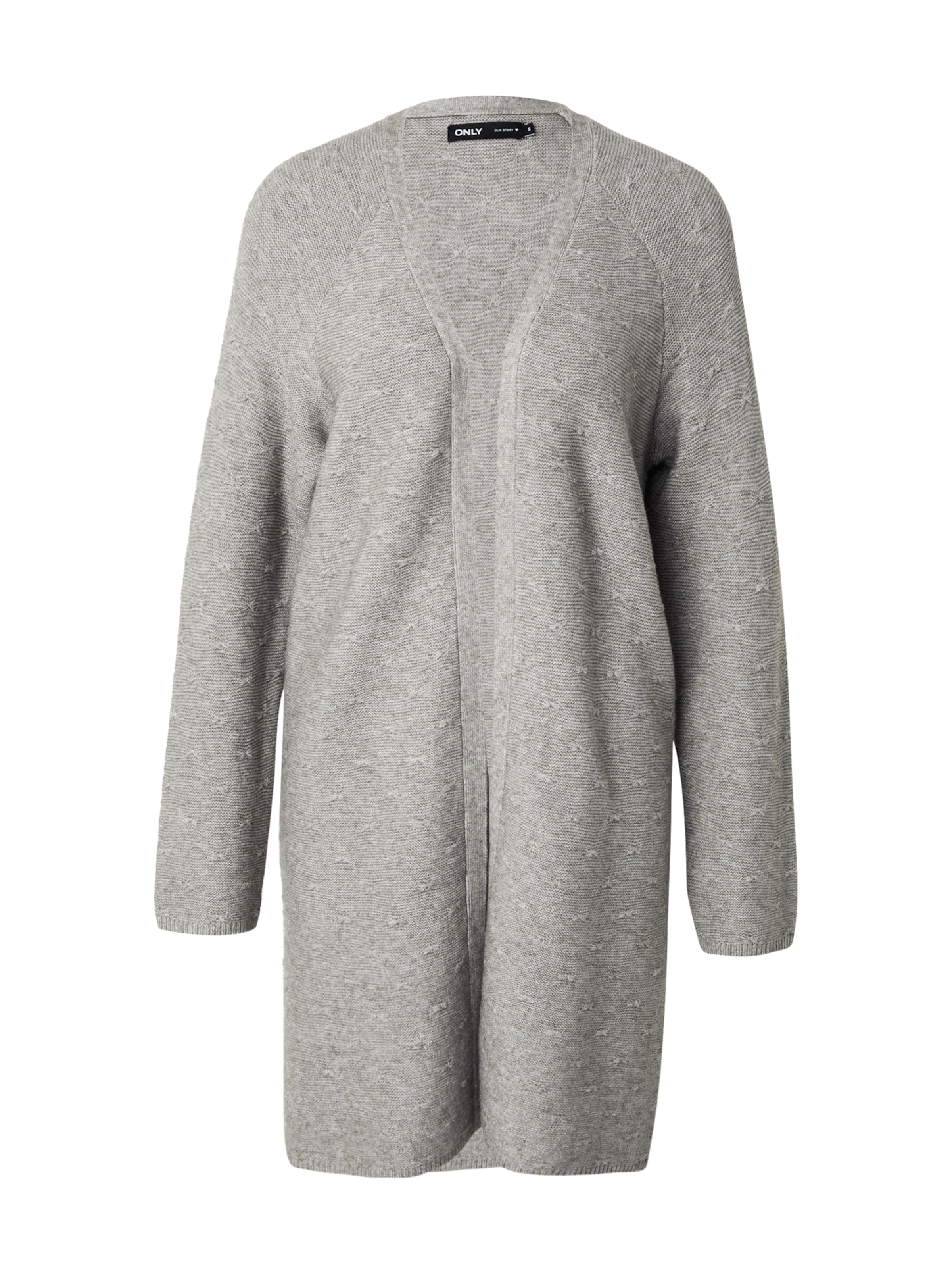 ONLY Плетена жилетка 'ONLKatia' в сиво: отпред