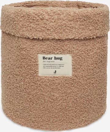 Jollein Aufbewahrungskorb 'Boucle' in Braun: Vorderseite