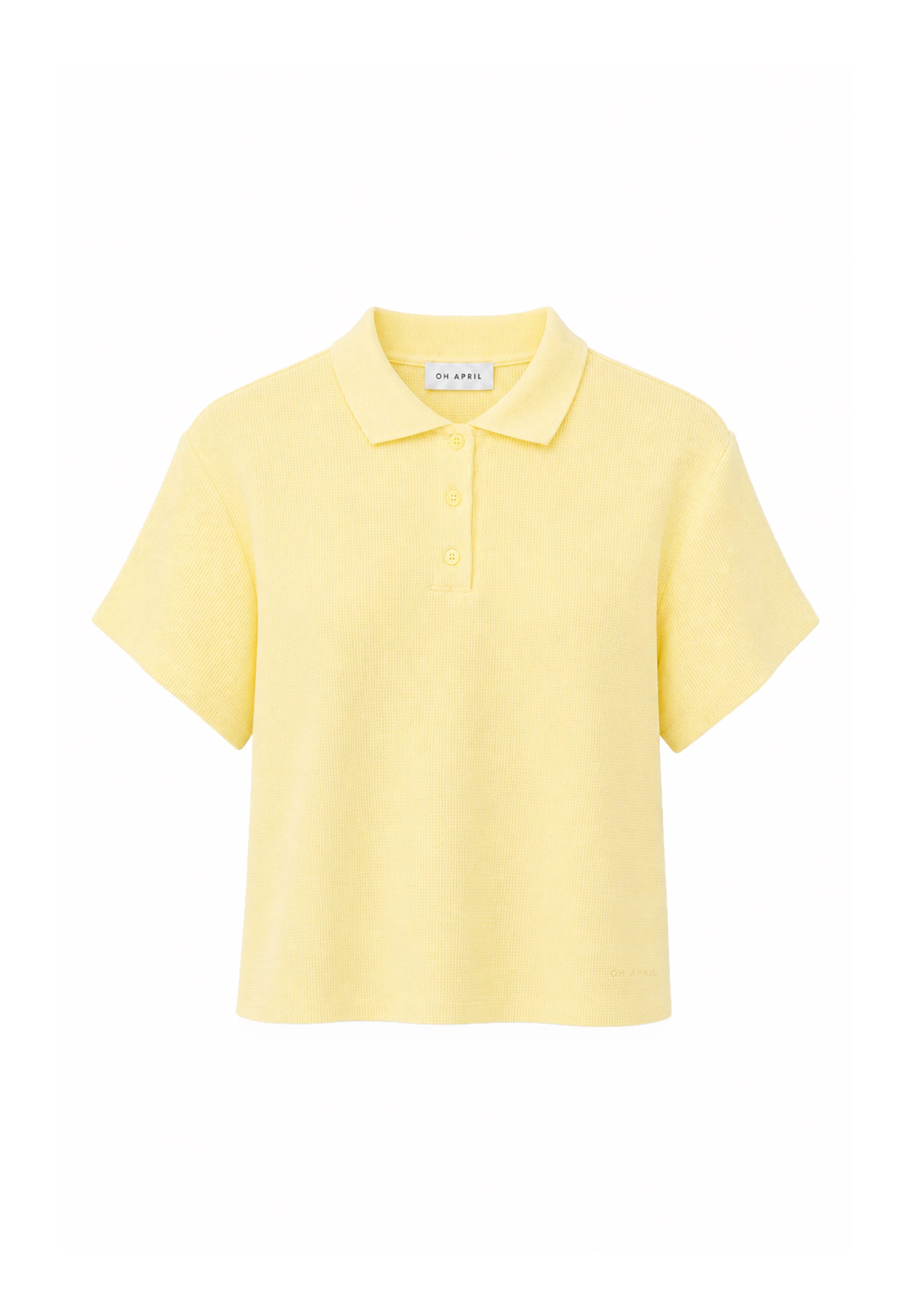OH APRIL Shirt 'Noa' in Gelb: Vorderseite