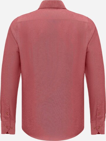 raudona DENIM CULTURE Standartinis modelis Marškiniai 'Jon'