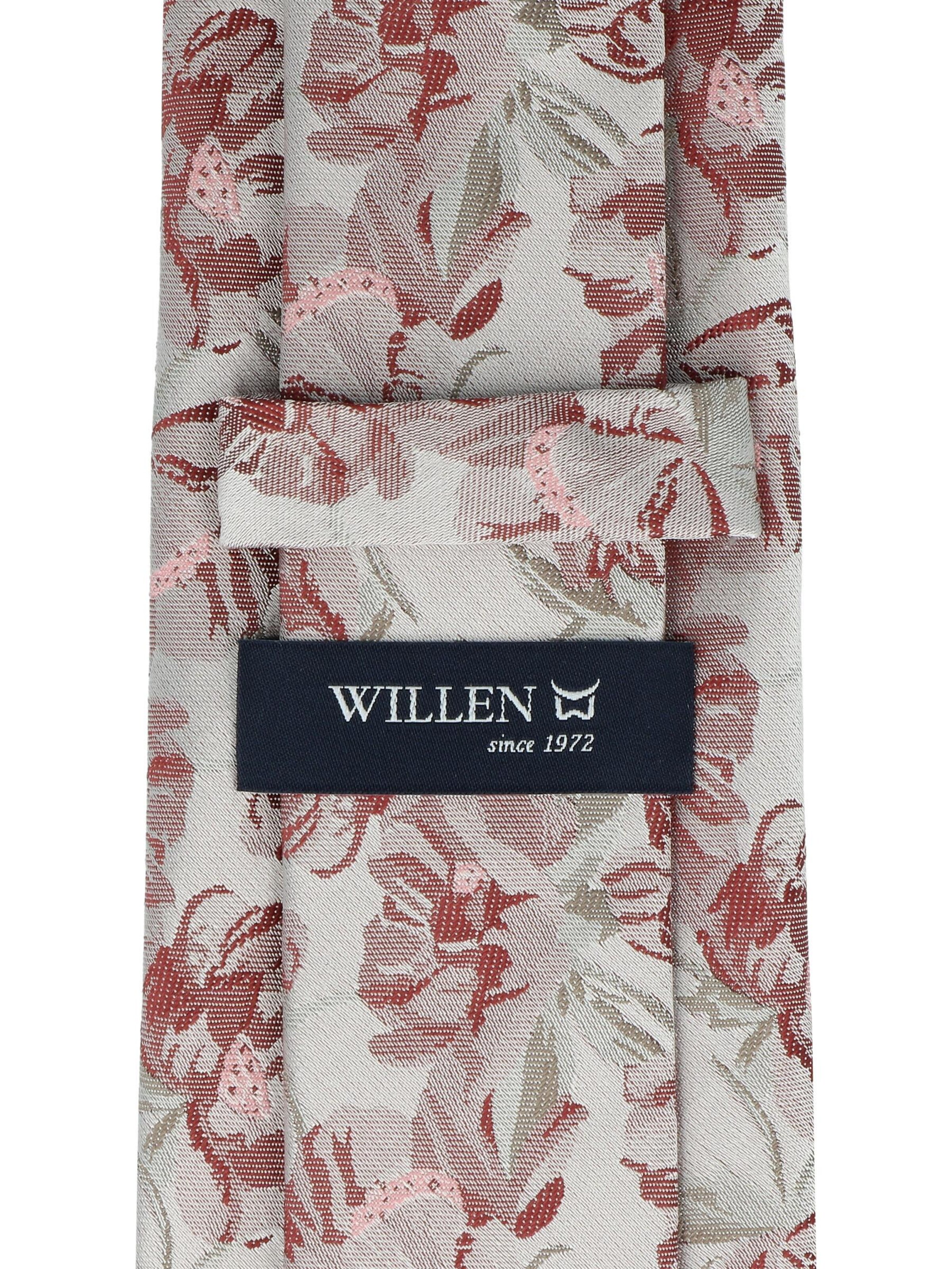 WILLEN Tie 'Blume' in Purple