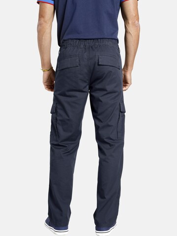 Loosefit Pantalon cargo 'Thorvald' Jan Vanderstorm en bleu