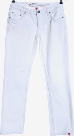 EDC BY ESPRIT Straight-Leg Jeans in 29 in White: front