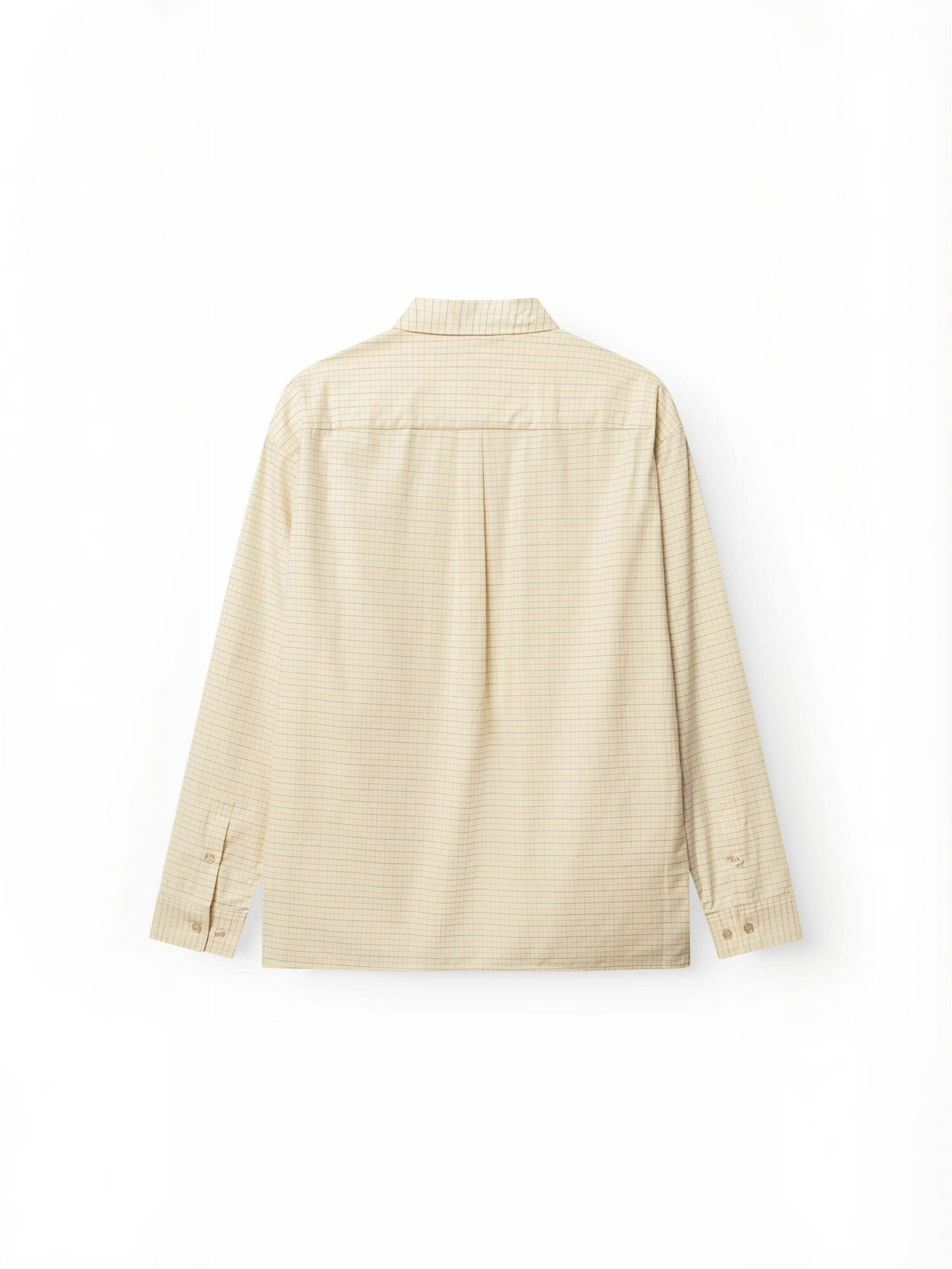 GABBA - Ajuste regular Camisa ' GABjens ' en beige: atrás