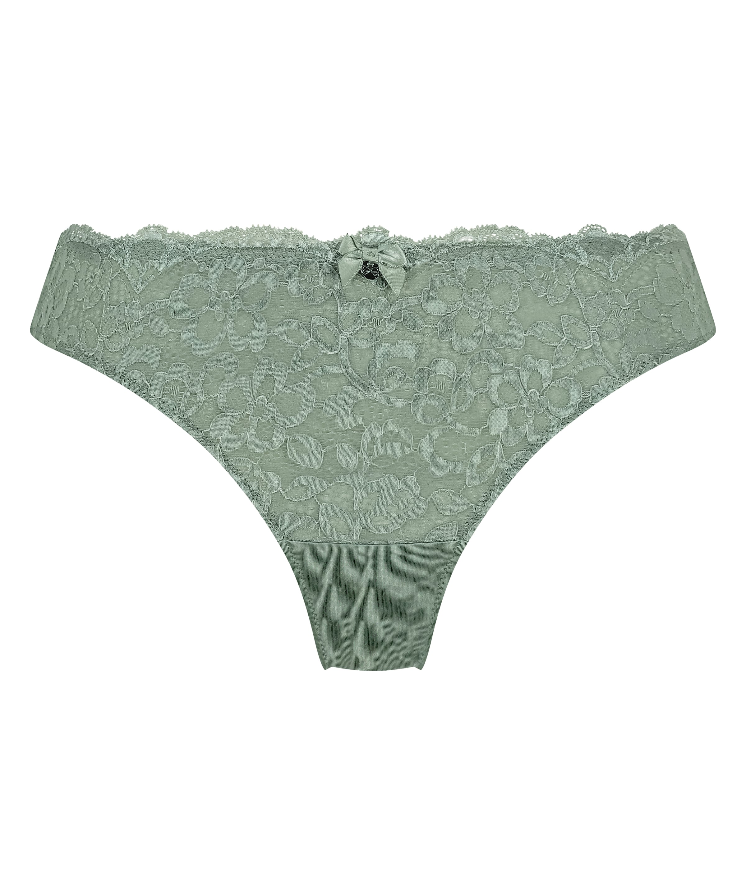Hunkemöller String 'Marine' in Green: front
