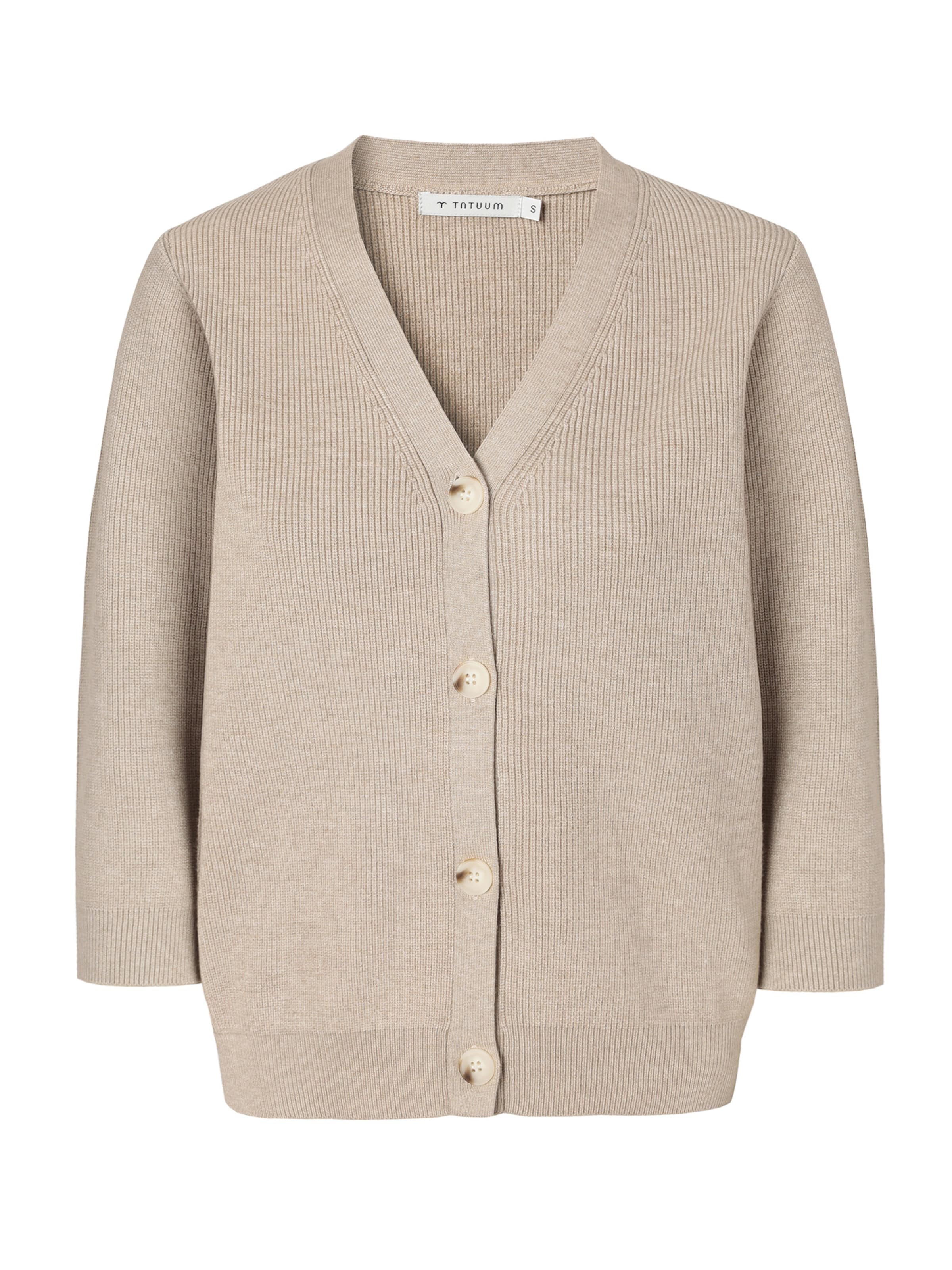 TATUUM Ζακέτα φούτερ σε λευκό: μπροστά