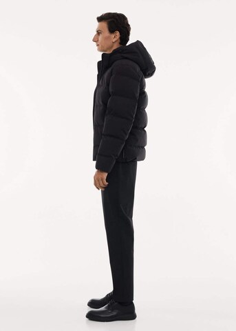 MANGO MAN Winterjacke 'Coli' in Schwarz