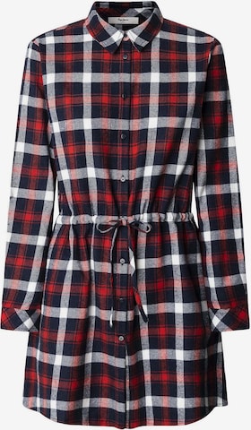 Abito camicia 'Marina' di Pepe Jeans in rosso: frontale