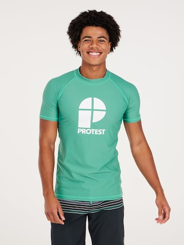 PROTEST Funktionsshirt 'PRTCATERS'‌‌‌‌‌‌‌ in Grün: Vorderseite