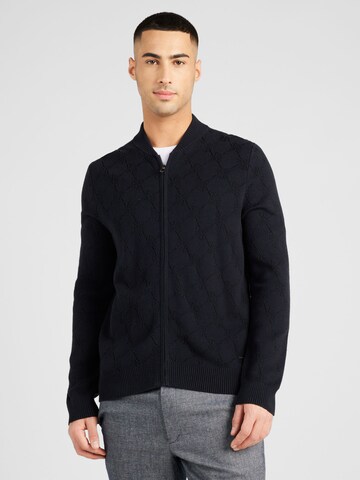 JOOP! Knit Cardigan 'Raveno' in Black: front