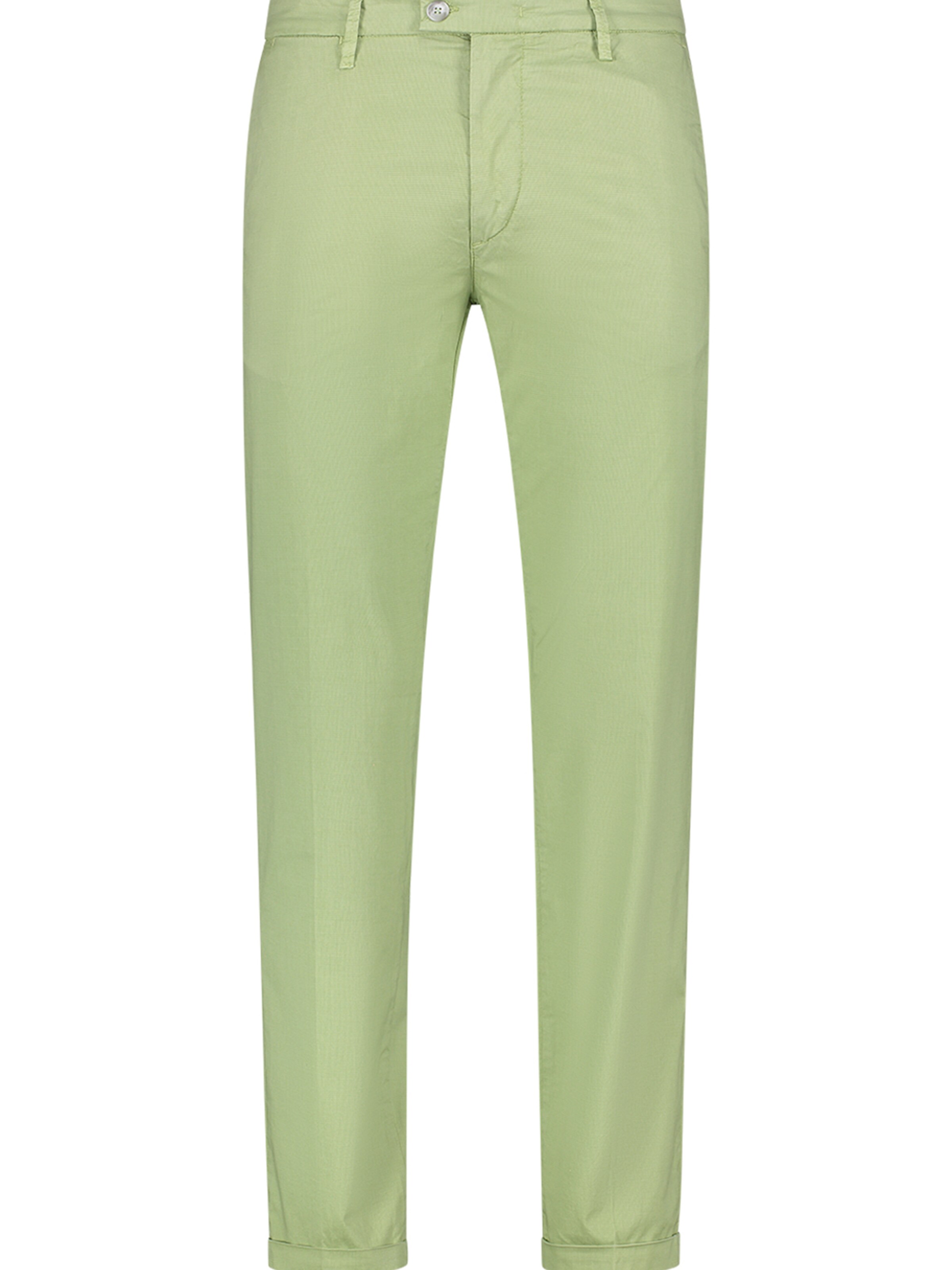 Re_HasH Skinny Trousers in Green: front
