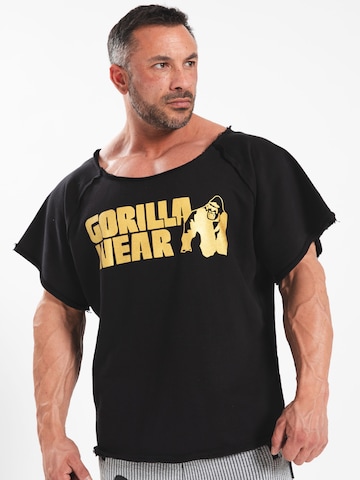 Gorilla Wear Functioneel shirt 'Classic Workout' in Zwart: voorkant