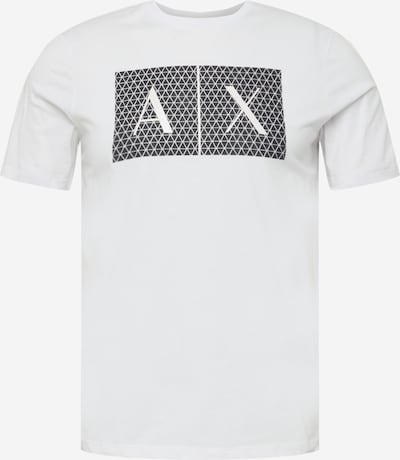 ARMANI EXCHANGE T-Krekls, krāsa - melns / balts, Preces skats