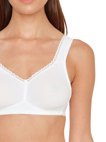 SUSA Bustier BH 'Organic Cotton'‌‌‌‌ in Weiß