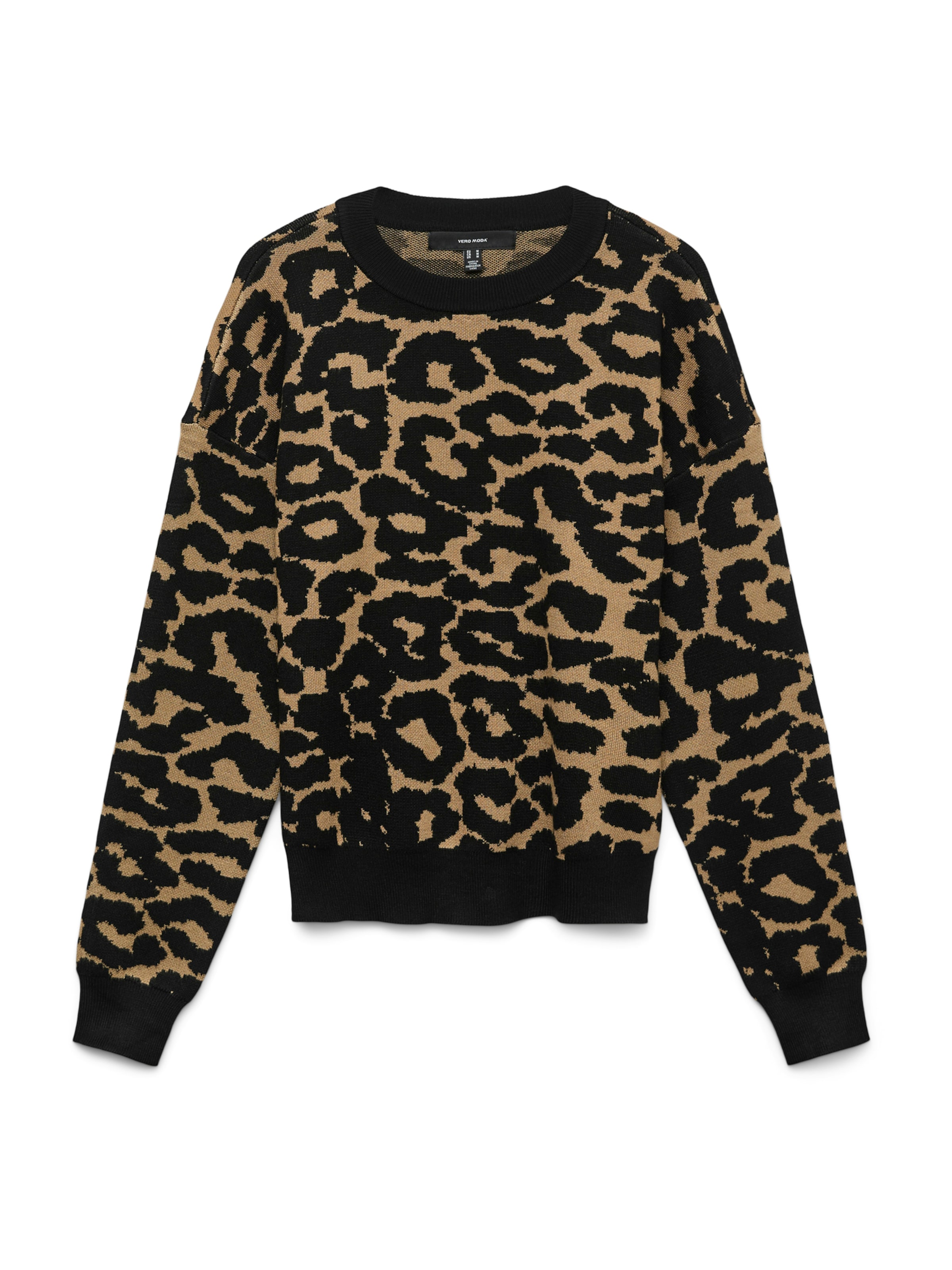 VERO MODA Sweater 'VMSilje' in Brown: front