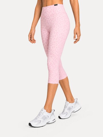 Skinny Leggings ' Velvara ' Smilodox en rose
