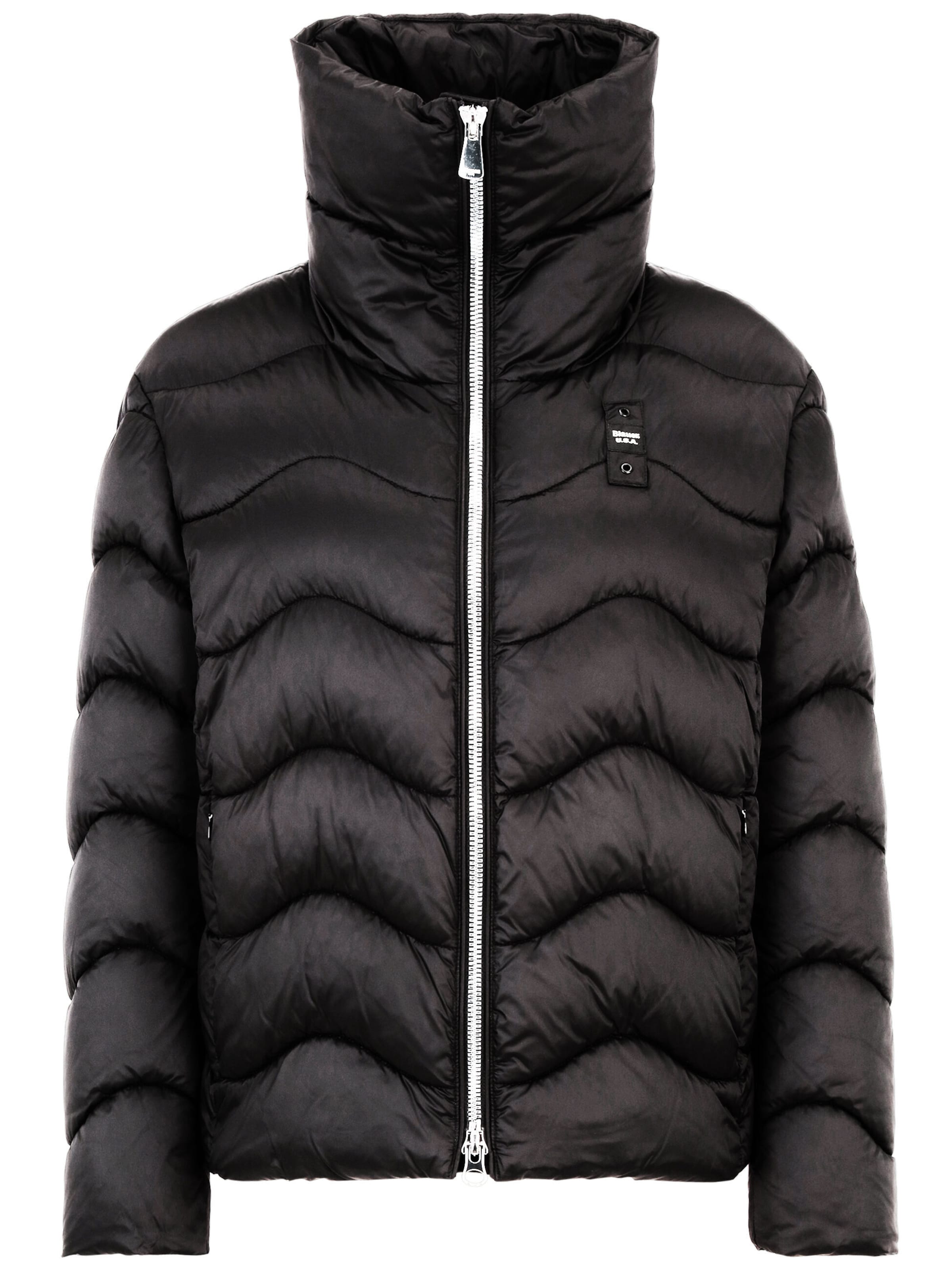 Blauer.USA Winter Jacket in Black: front