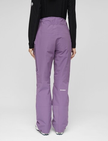 MAMMUT Regular Outdoor Pants in Purple