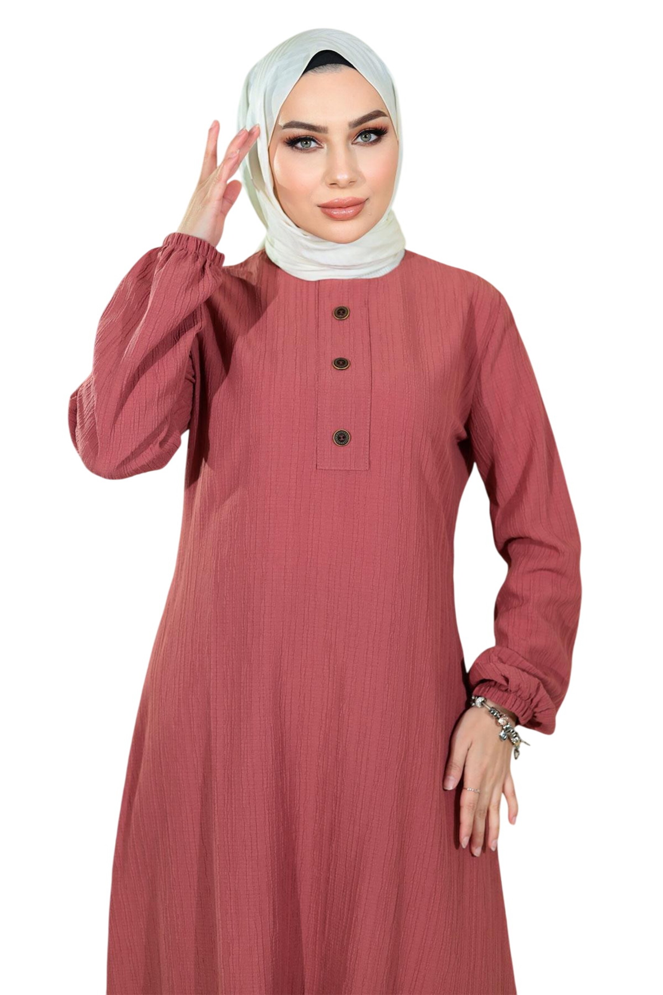 Pantalons de tailleur MODAMIHRAM en rose