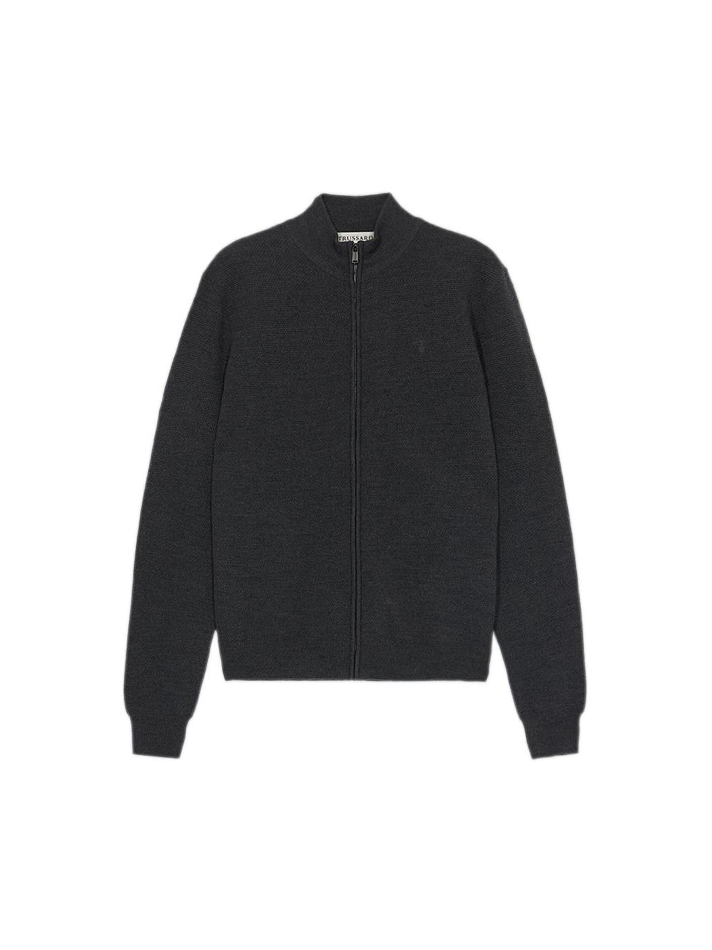 Trussardi Sweater in Grey: front