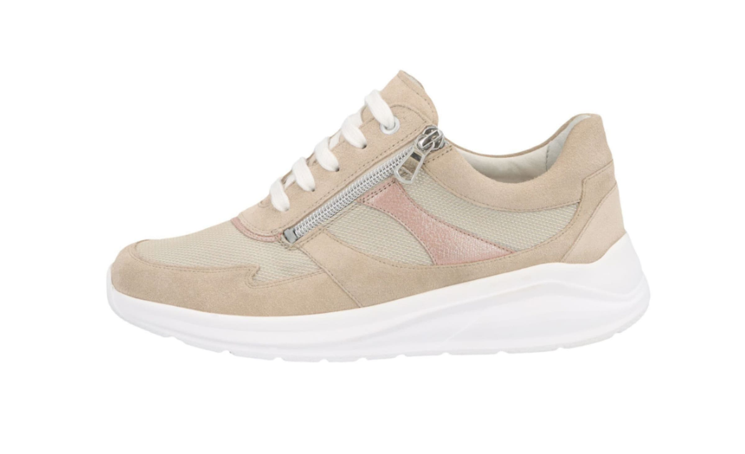 SOLIDUS Lace-Up Shoes in Beige
