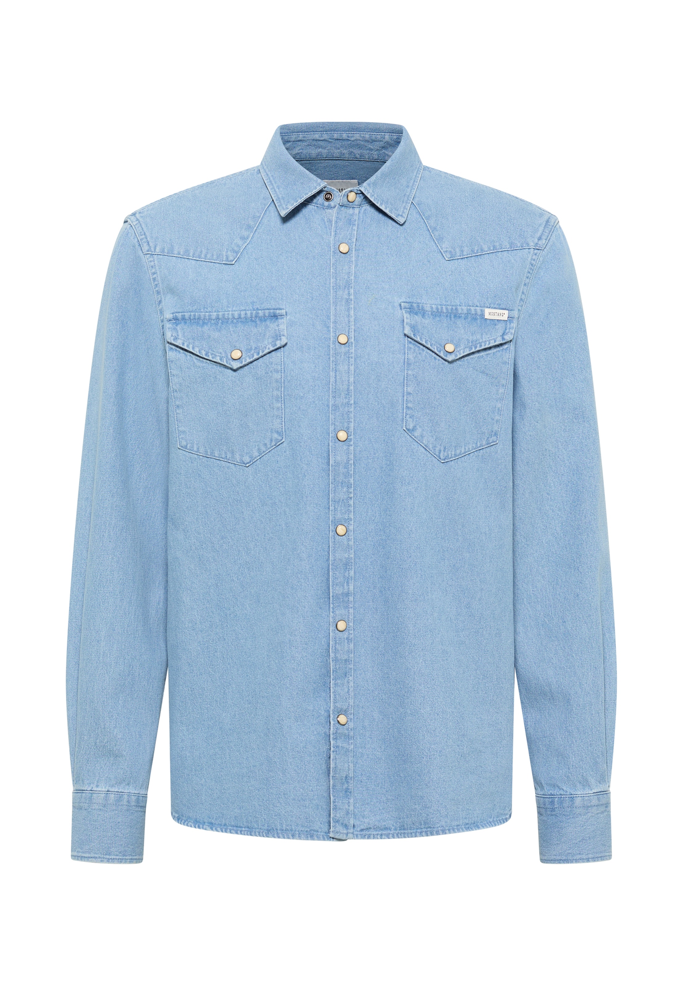 MUSTANG Hemd in Blau: Vorderseite