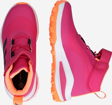 ADIDAS SPORTSWEAR Boots 'Fortarun All Terrain Cloudfoam Elastic Lace And Top Strap' in Pink
