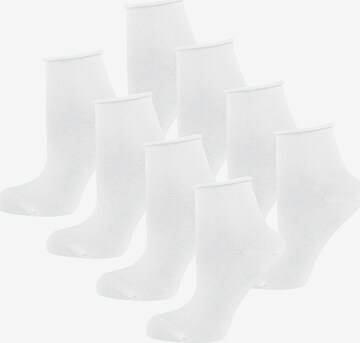 Nur Die Socks in White: front