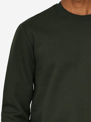 Only & Sons Sweatshirt 'Connor' in Green