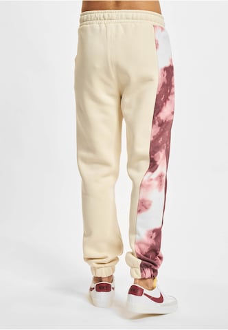 Thug Life Tapered Broek in Beige