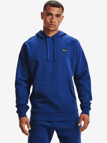 Coupe regular Sweat de sport 'Rival' UNDER ARMOUR en bleu : devant