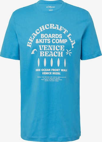 s.Oliver Shirt in Blue: front