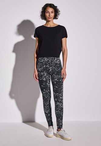 STREET ONE Skinny Leggings in Grey