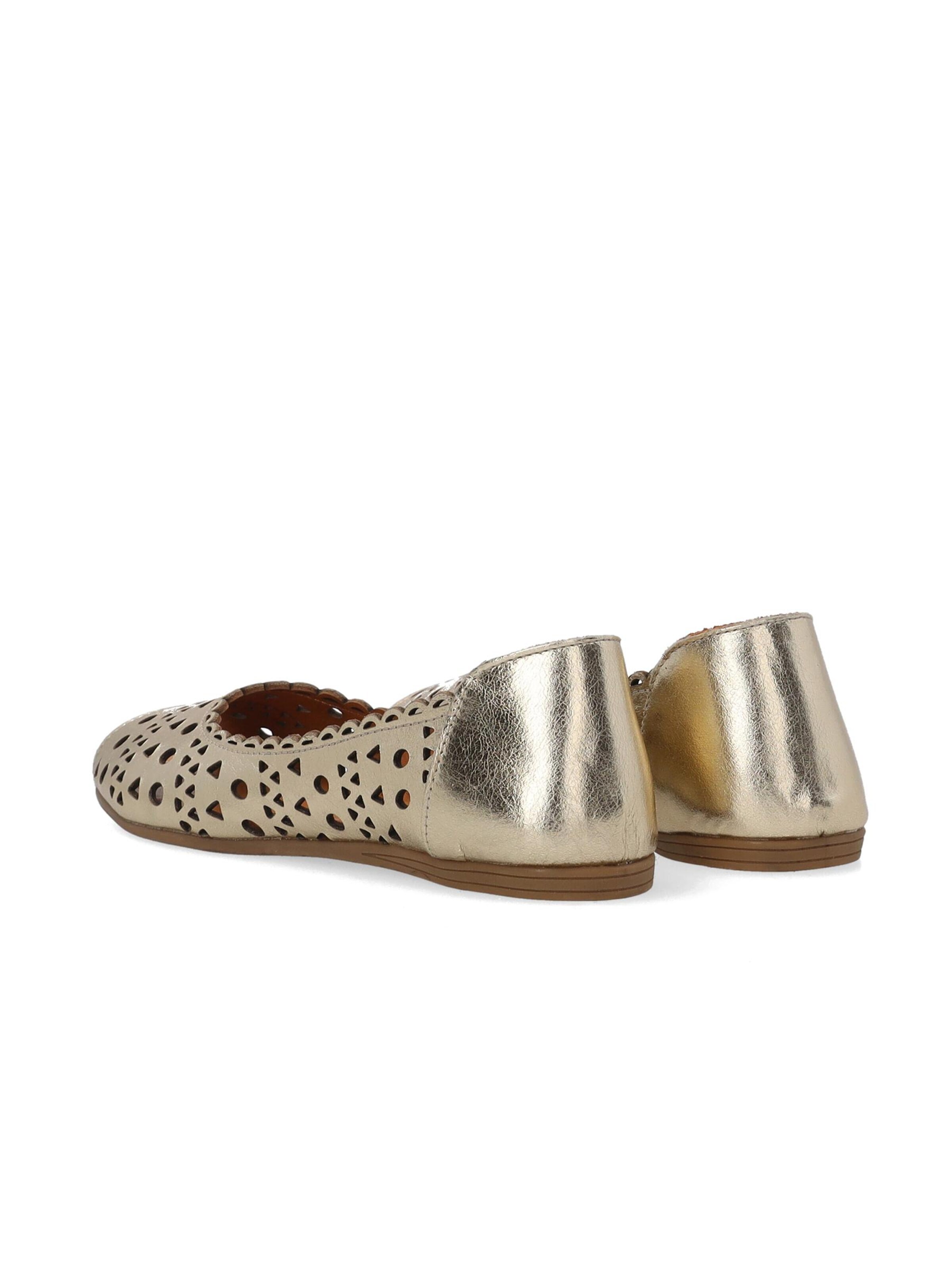 VENEZIA Ballet Flats in Gold