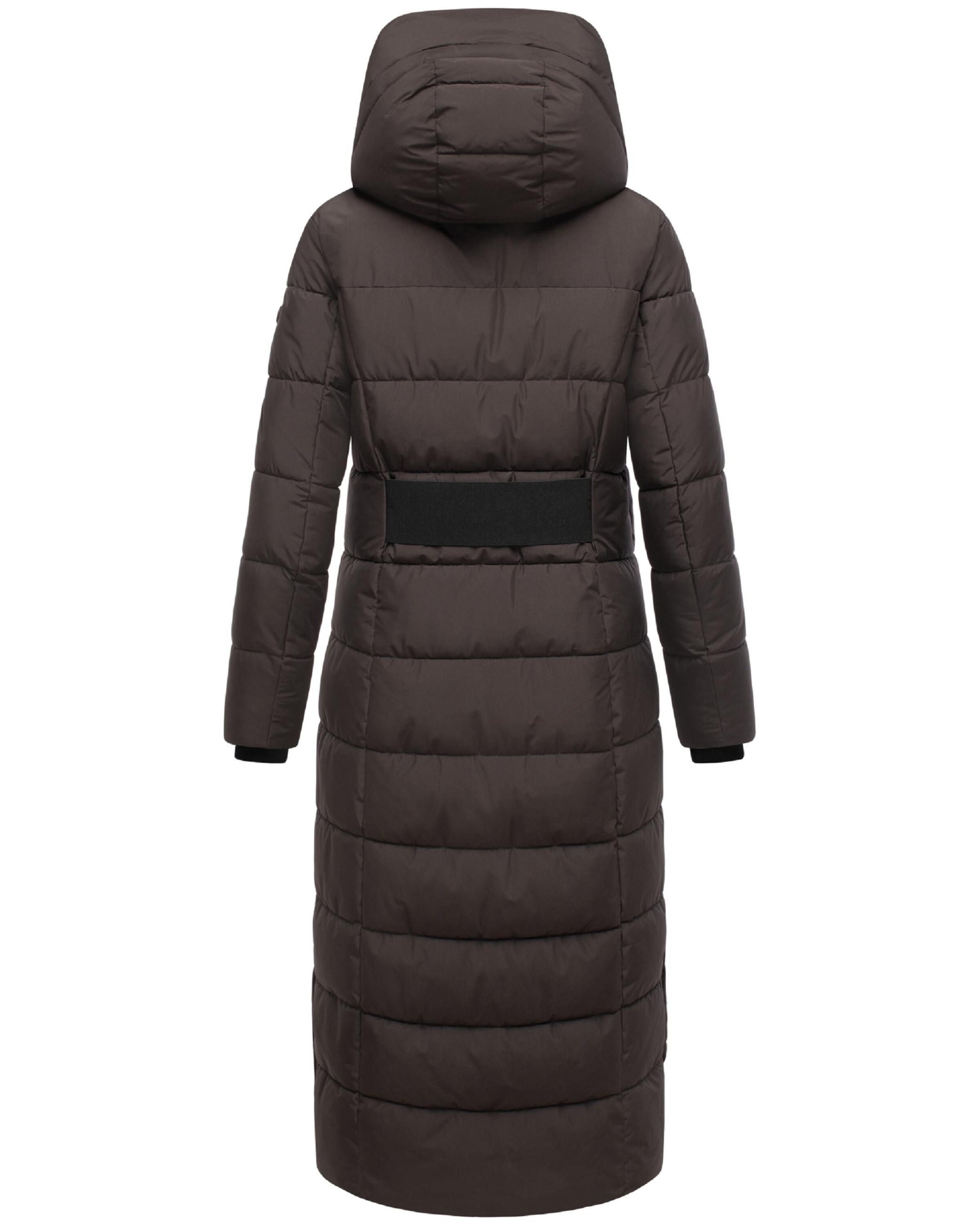 MARIKOO Winter Coat 'Pakoraa 16' in Brown