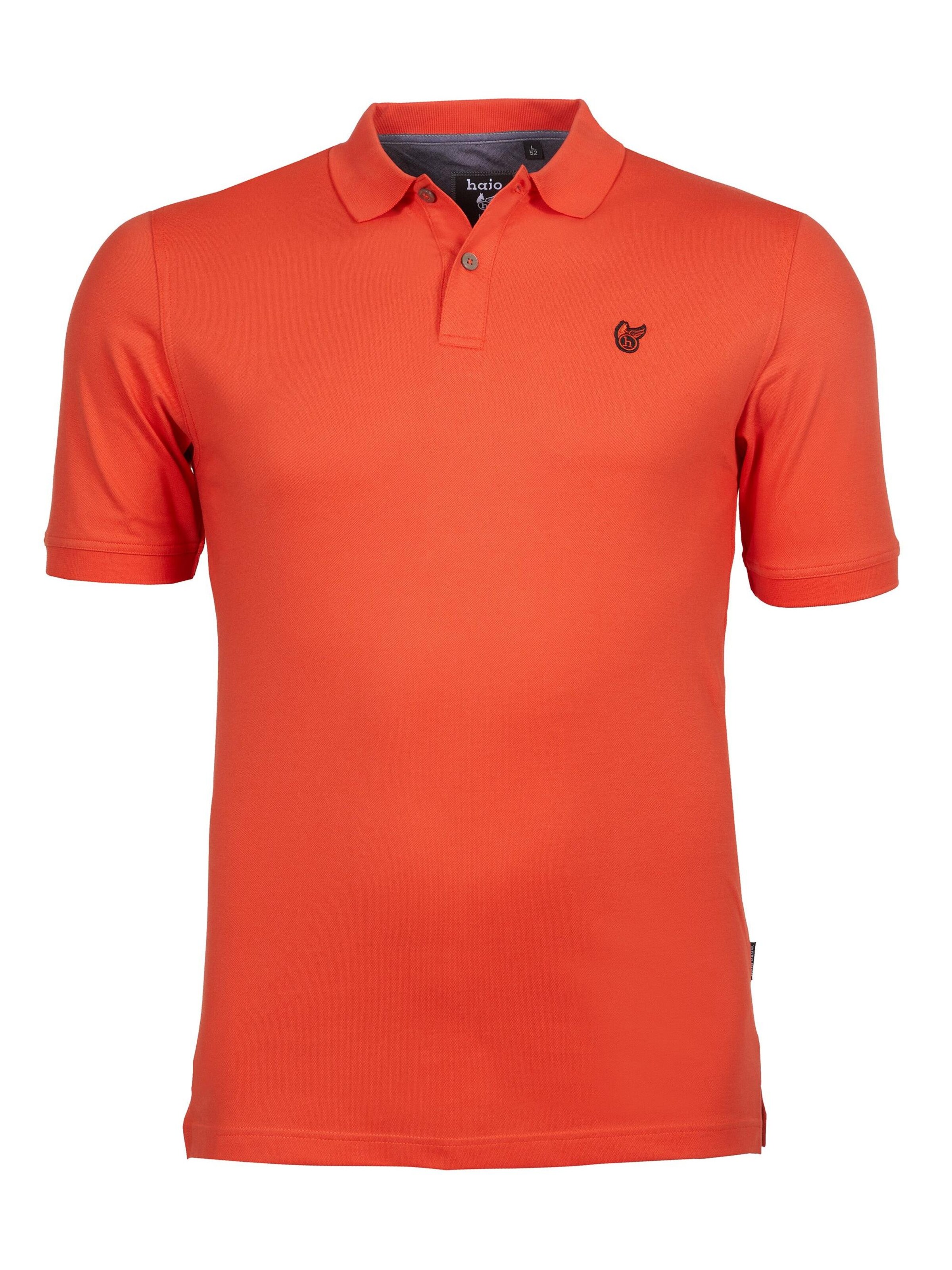 HAJO Shirt 'Basic Piqué-Poloshirt'‌‌‌‌‌‌‌‌ in Orange: Vorderseite