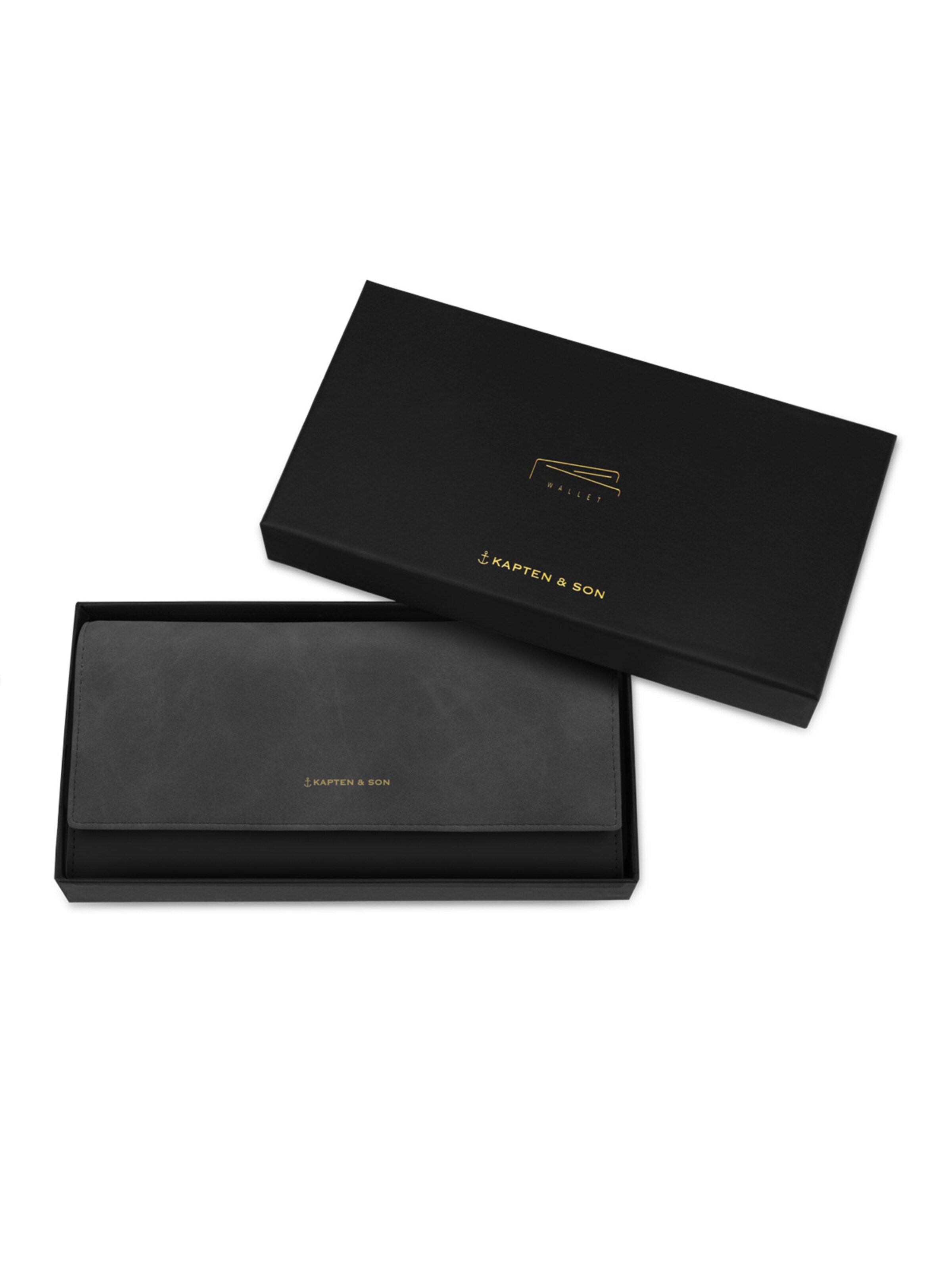 Kapten & Son Kukkaro 'Triomphe All Black' värissä musta