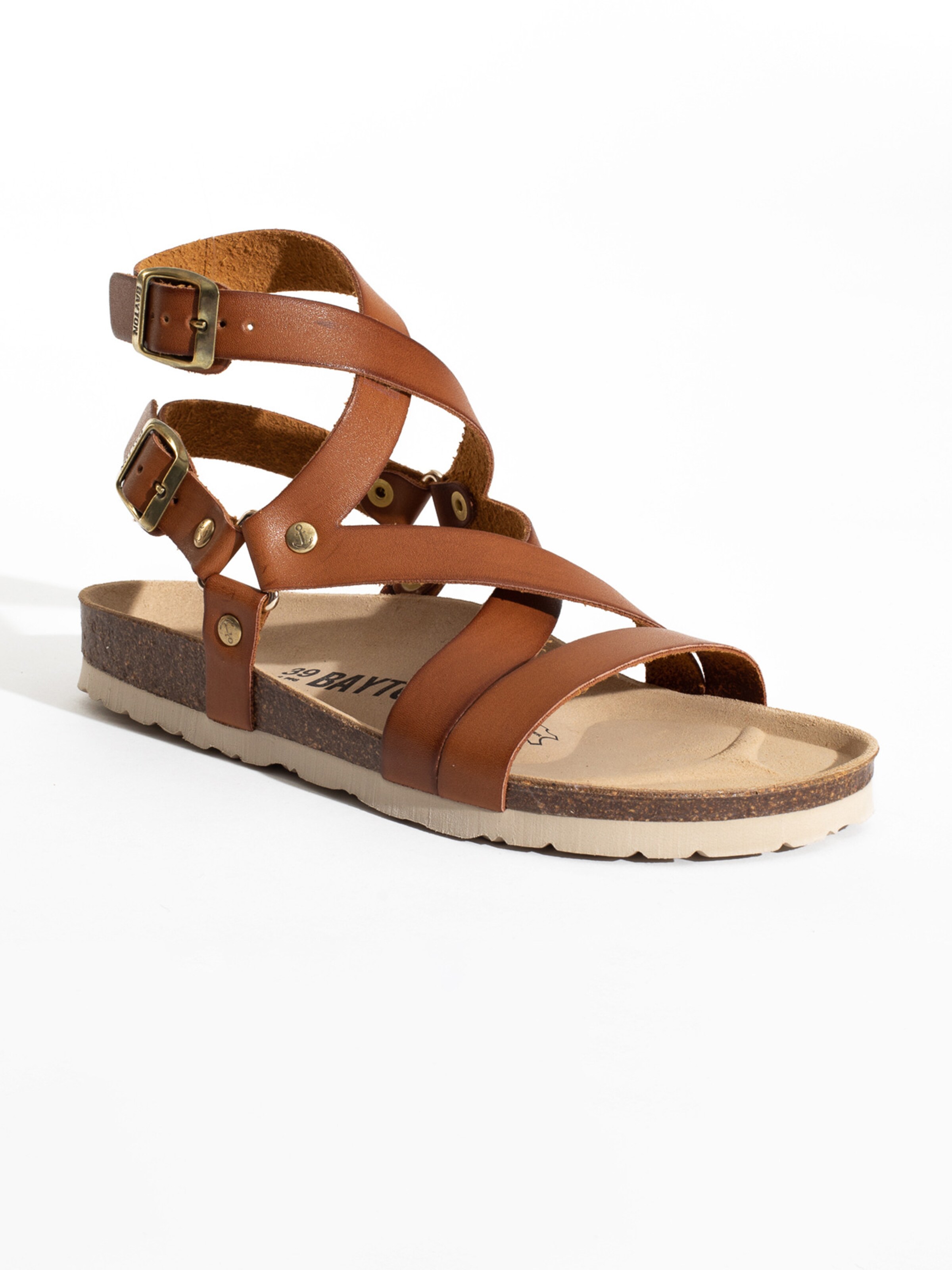 Bayton Sandali s paščki 'Armidale' | rjava barva