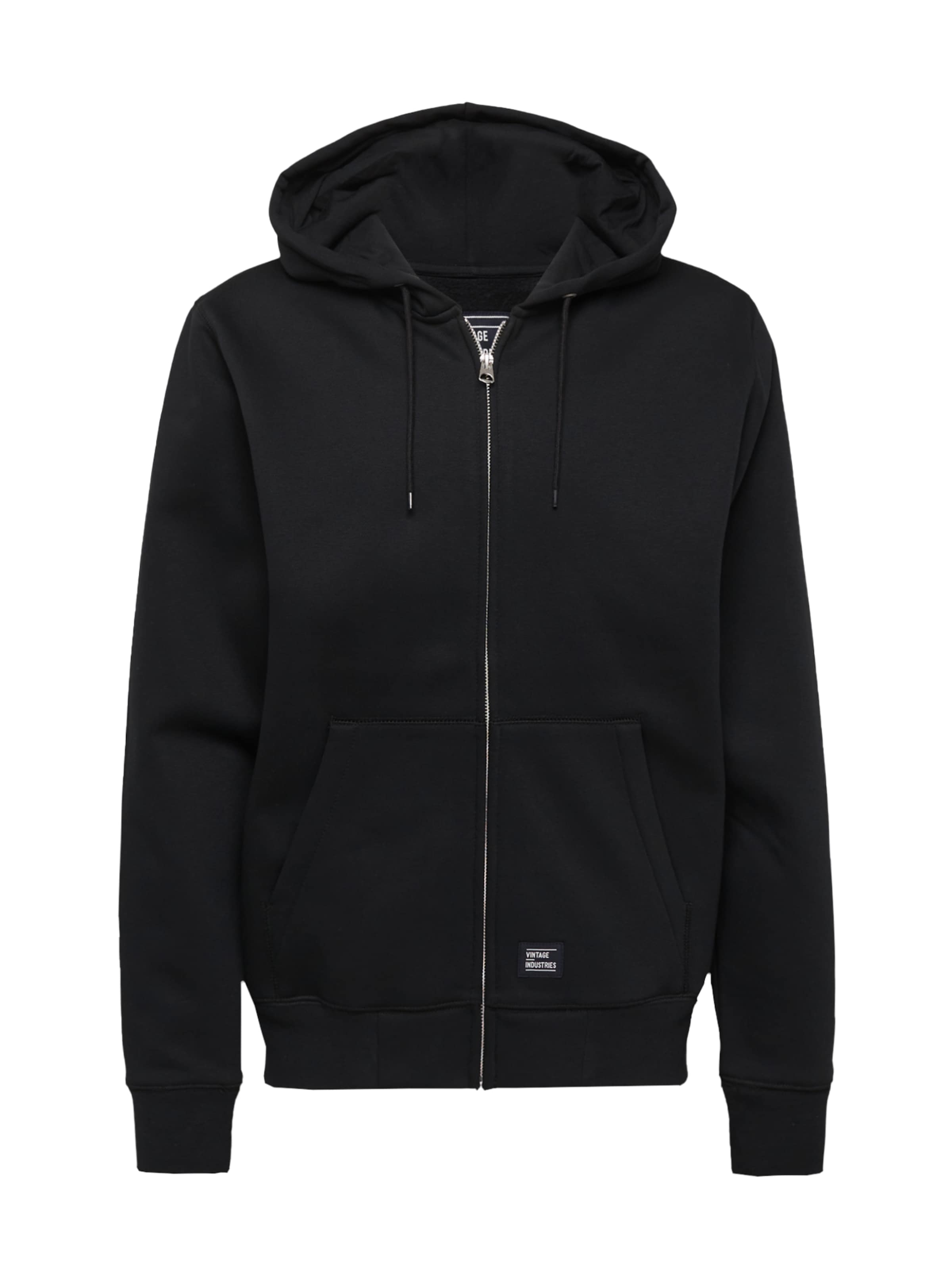 Vintage Industries Jopa na zadrgo 'Redstone' | črna barva: sprednja stran