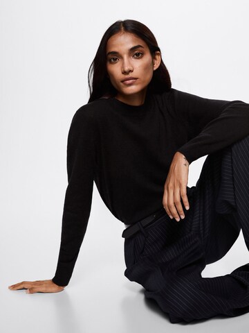 MANGO Sweater 'Serrano' in Black