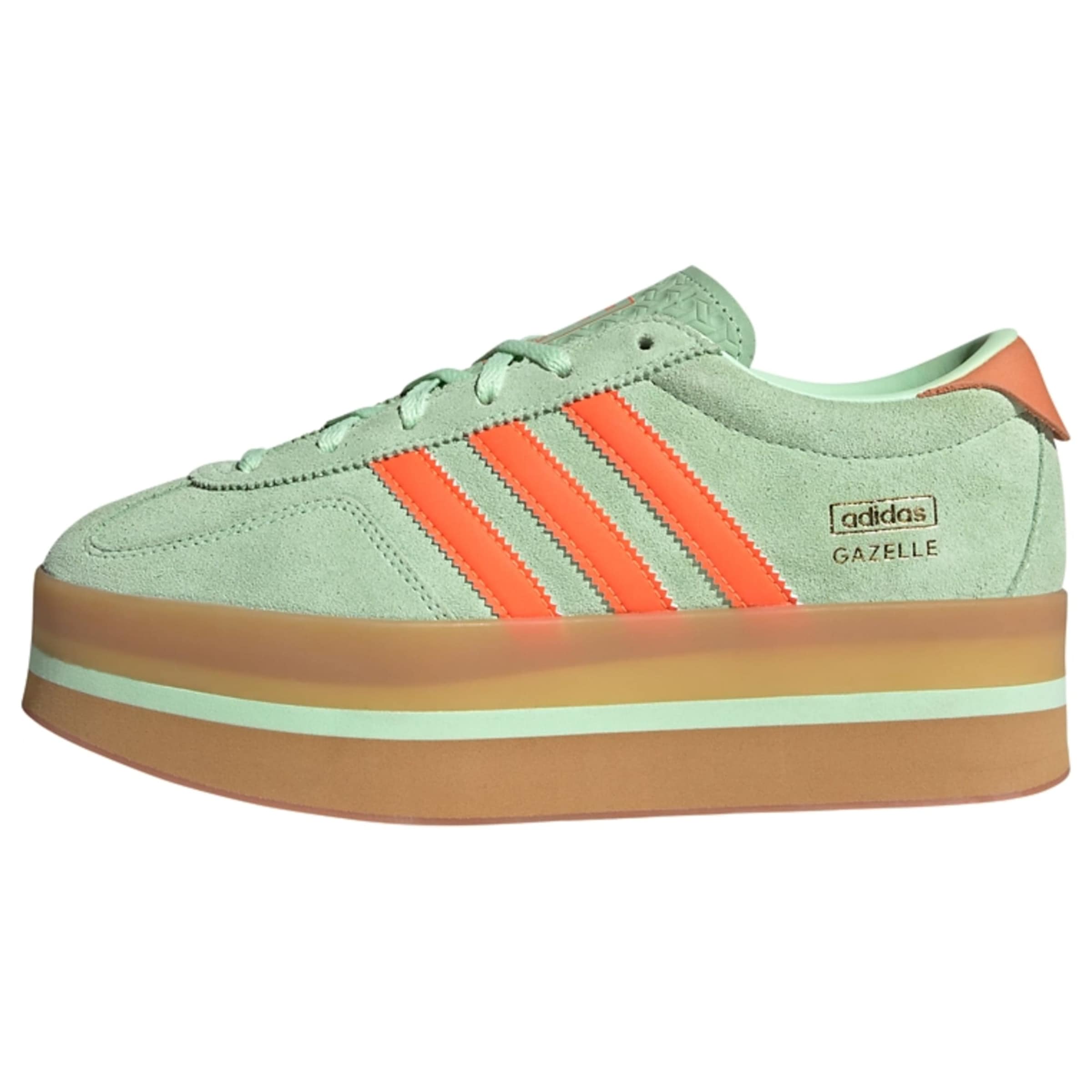 ADIDAS ORIGINALS - Zapatillas deportivas bajas 'Gazelle Stack' en verde: frente