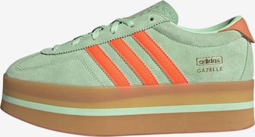 Baskets basses 'Gazelle Stack' ADIDAS ORIGINALS en vert : devant